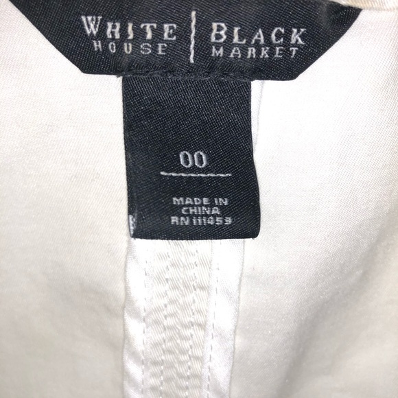 White House Black Market Peplum Cropped Jacket - Picture 4 of 4